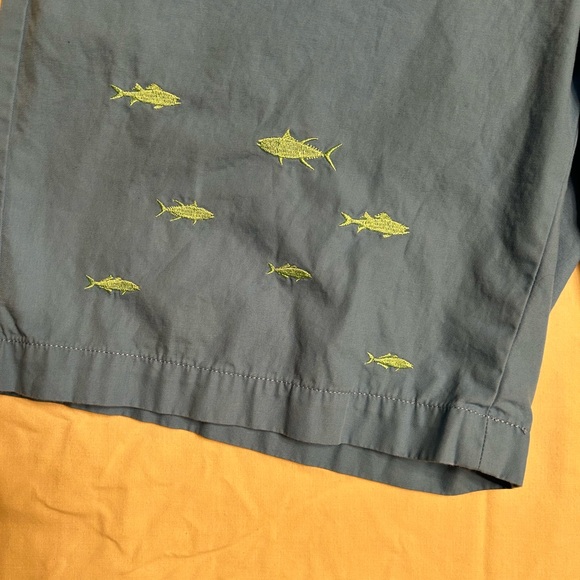 Vineyard Vines Shorts Mens 35 Blue Short Logo Casual Golf Golfing Preppy - Picture 2 of 8